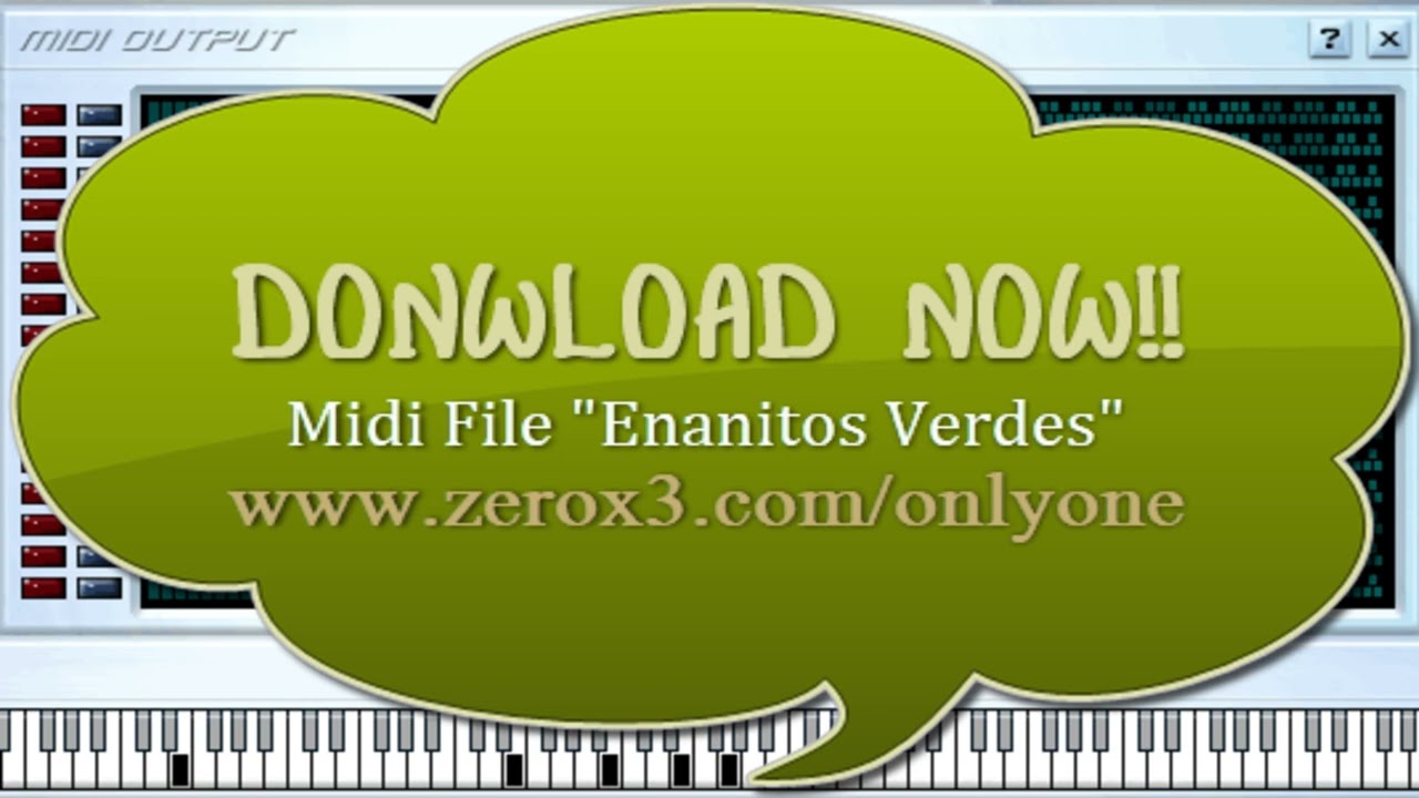 Frances Limon - Enanitos Verdes - Midi File (OnlyOne)