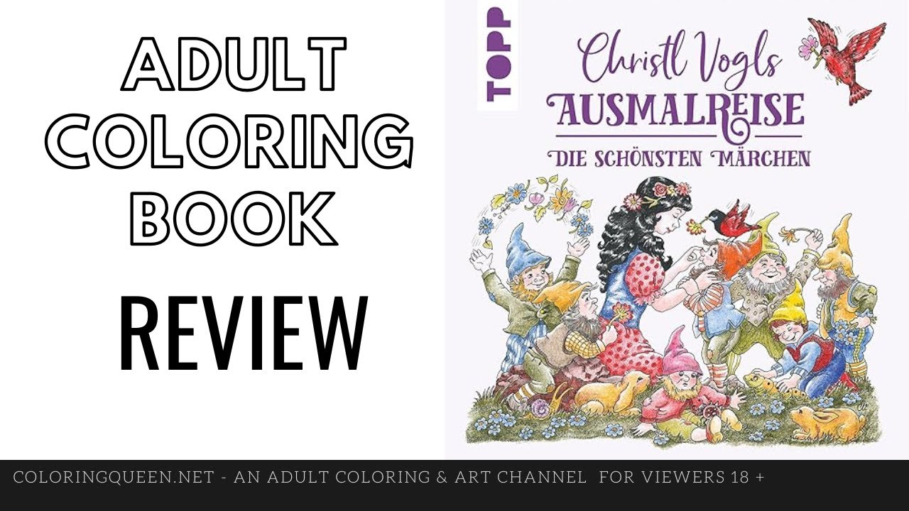 Ausmalreise Die Schonsten Marchen  Coloring Book Review | Christl Vogl
