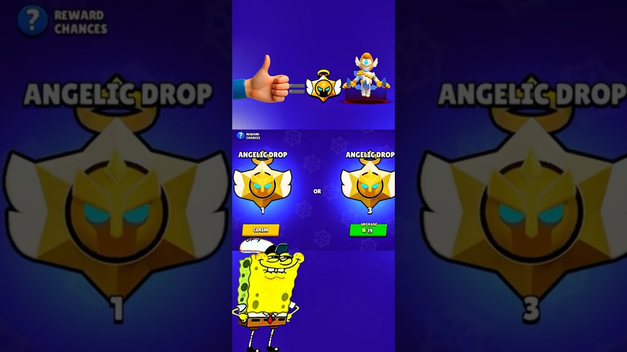 Brawl Pass🔥Angelic Drop😱 #brawlstars #supercell #arknights