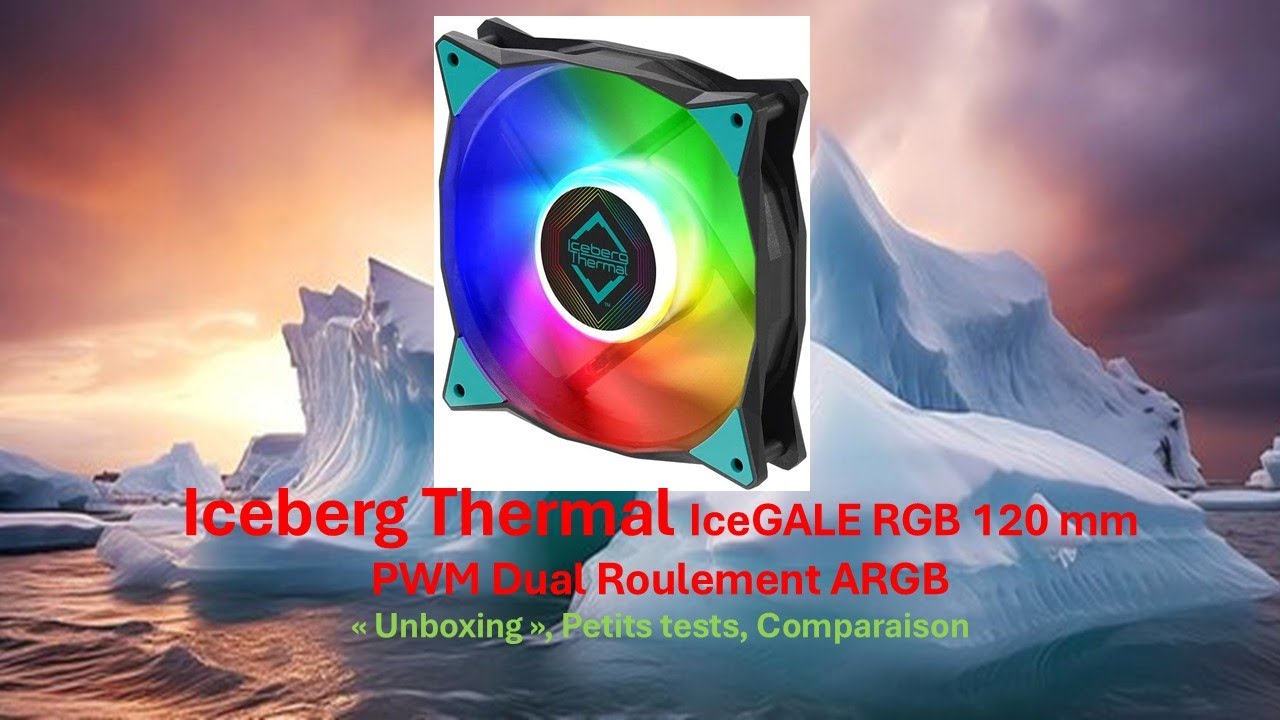 Iceberg Thermal  iceGale 120mm,  PWM, ARGB, 