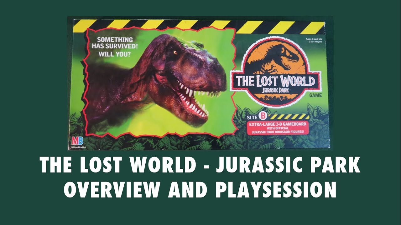 The Lost World: Jurassic Park Board Game - Overview and Playsession