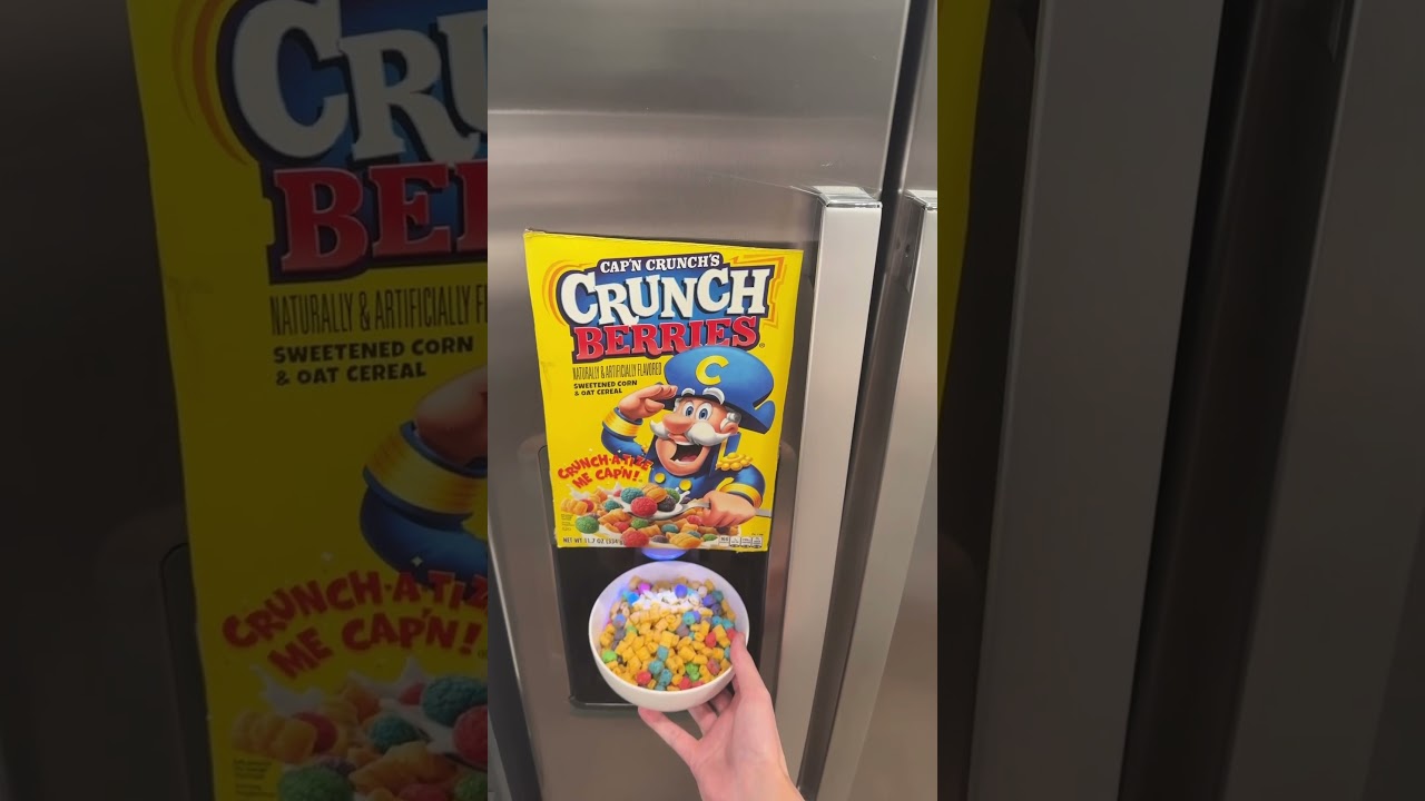 Cap&rsquo;N Crunch Fridge #capncrunch #cereal #crunchberries