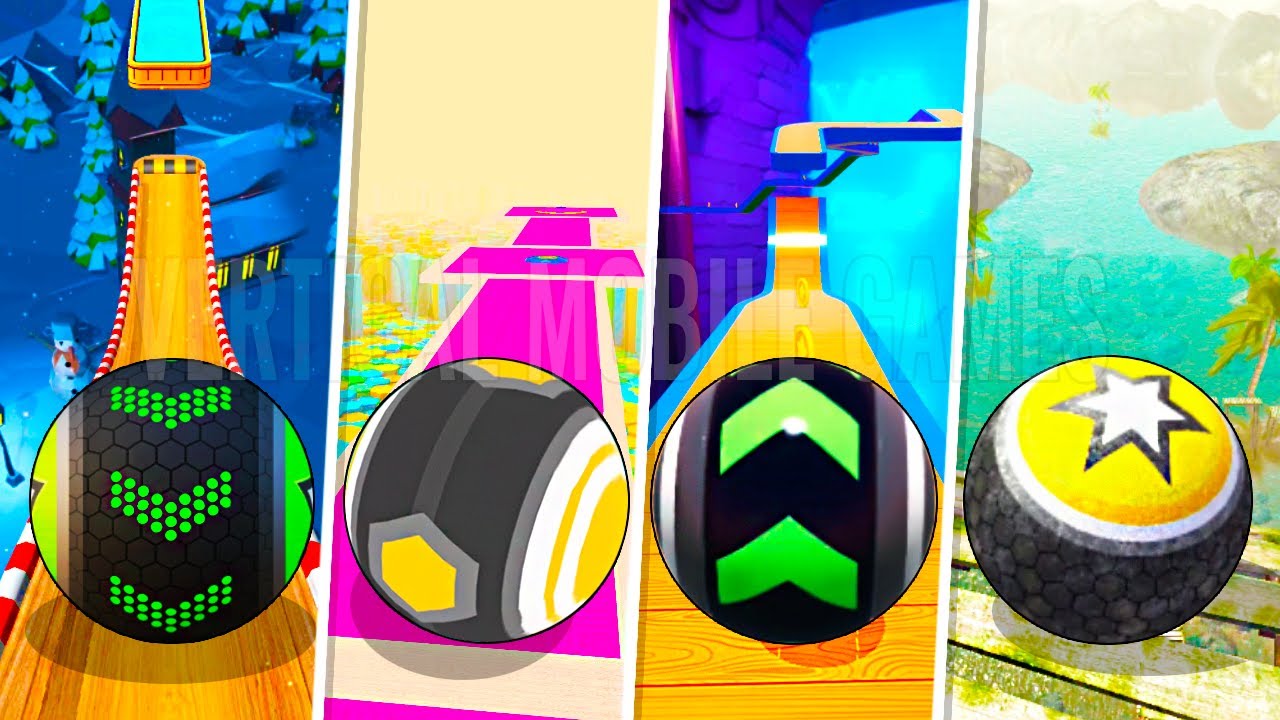 Going Balls vs Amazing Balls vs Sky Rolling Balls vs Rollance Adventure Balls - Who Is Faster?