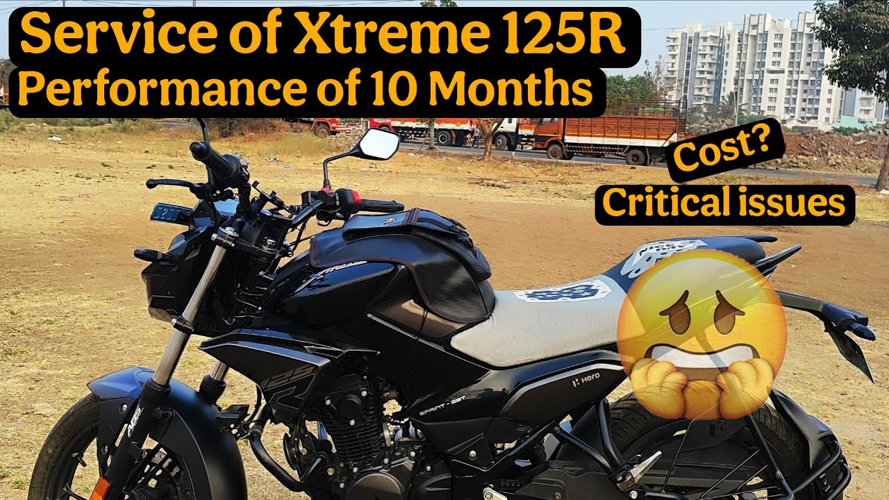 Service of Xtreme 125R | Fifth service of vehicle | Running 12000+ KM. 