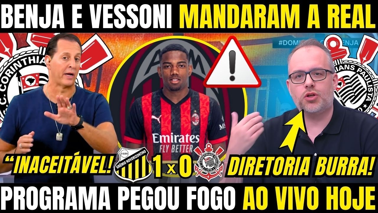 DOMINGOL COM BENJA PEGOU FOGO HOJE! VESSONI SOLTOU INFORMAÇOES DO CORINTHIANS SOBRE VENDA DO ANDRÉ