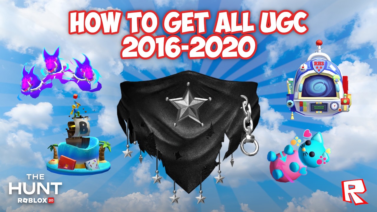 2016-2020 How to GET ALL UGC in The Hunt: Roblox 20 [EVENT]