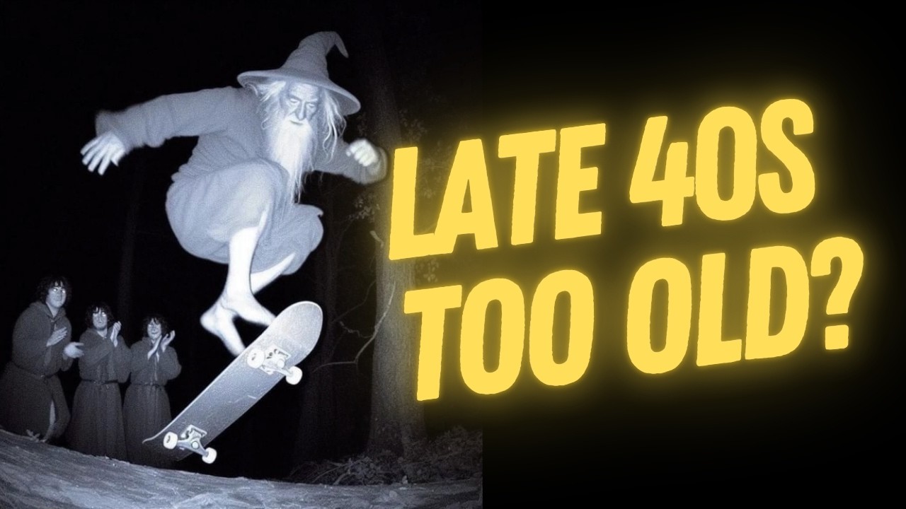 😤 Is Late 40s Too OLD for Skateboarding? | Mens Mental Heath Matters