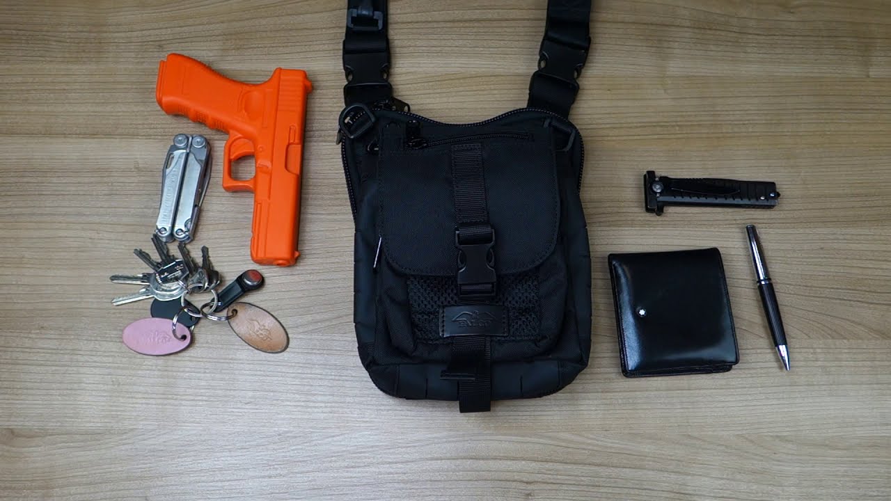 Large Tactical Concealed Carry Shoulder Bag - G101