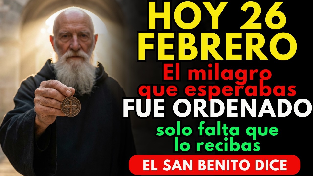 🚨 HOY 15 DE FEBRERO, SAN BENITO INTERVIENE | SI NO ABRES ESTO, PODRÍA SER TARDE
