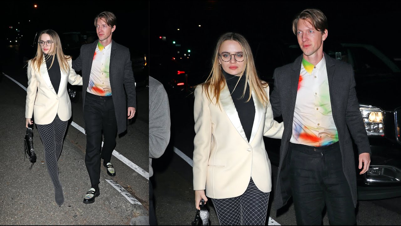 Actress Joey King and husband Steven Piet attend Jennifer Klein's holiday party in LA!