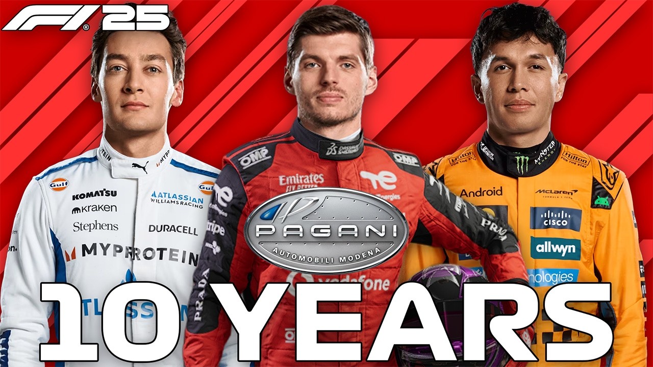 I added PAGANI to F1 25 MyTeam and SIMULATED 10 SEASONS!