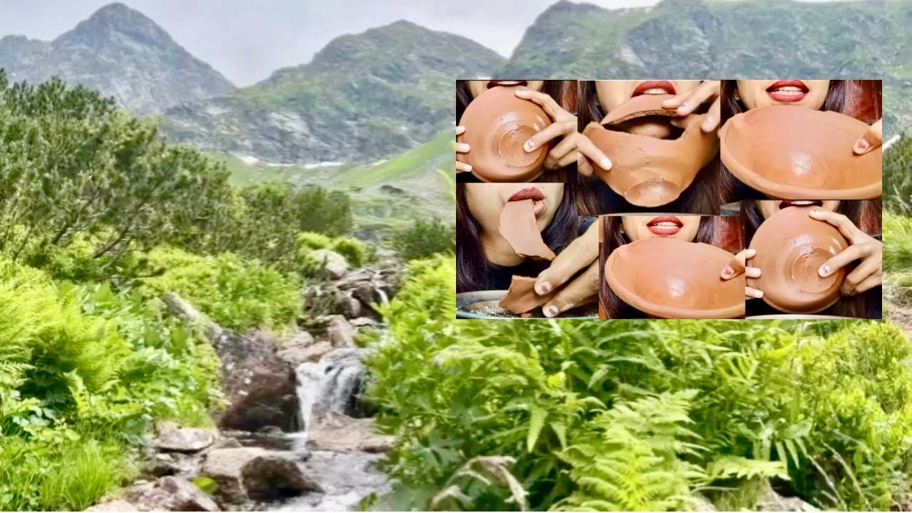 Breathtaking Mountain Stream in Lush Greenery