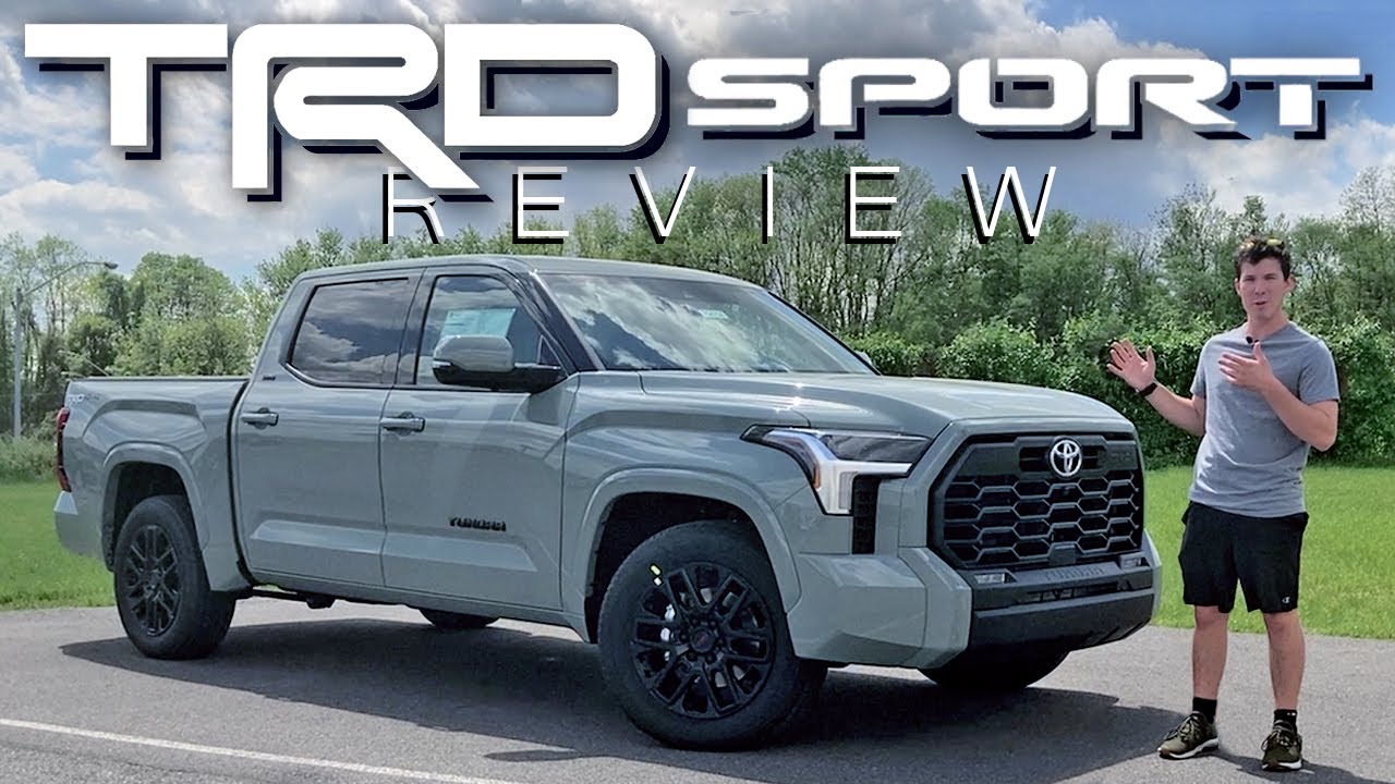 The 2022 Toyota Tundra TRD Sport Is A Competitive Full-Size Truck!