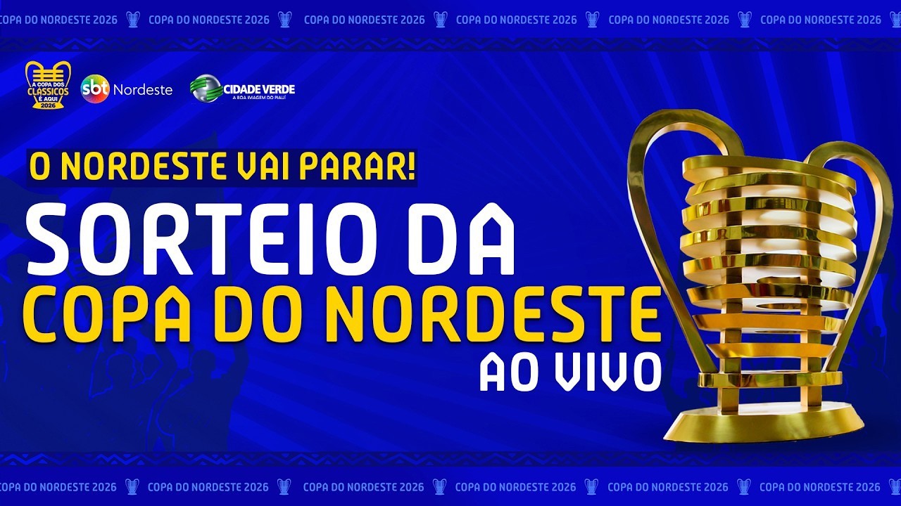 AO VIVO | Sorteio dos grupos da Copa do Nordeste 2026