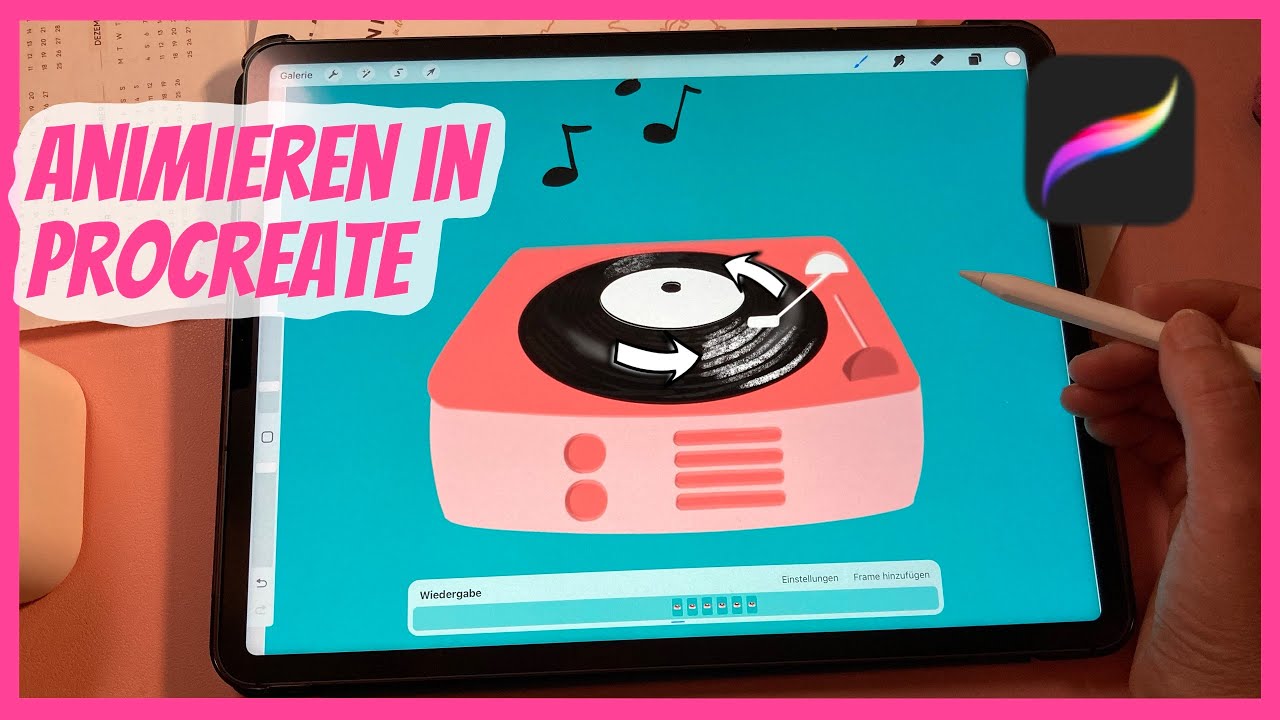 Coole Animation in Procreate - Let&rsquo;s Draw Tutorial f&uuml;r Anf&auml;nger