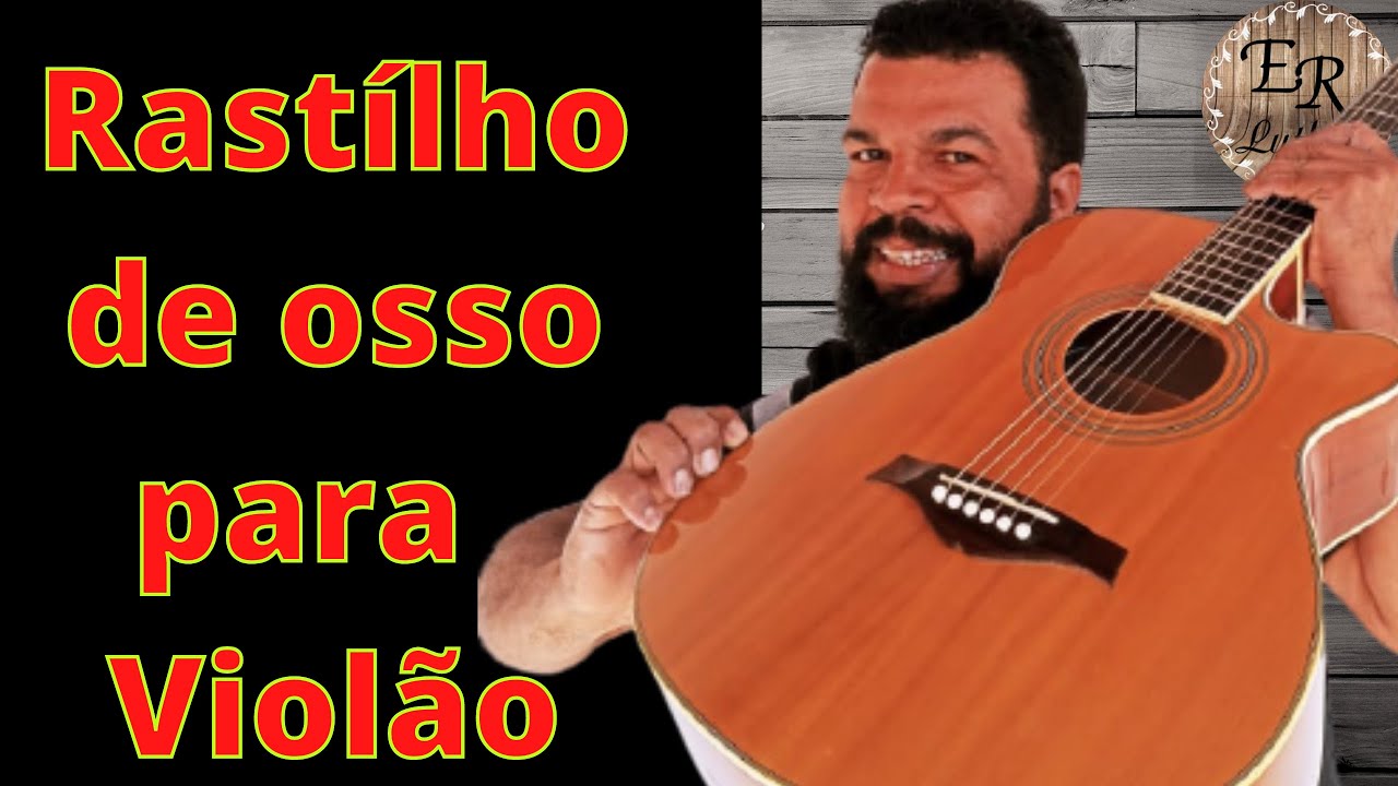Como fazer RASTÍLHO DE OSSO COM REGULAGEM DE OITAVAS PARA VIOLÃO/ como baixar o rastílho do violão