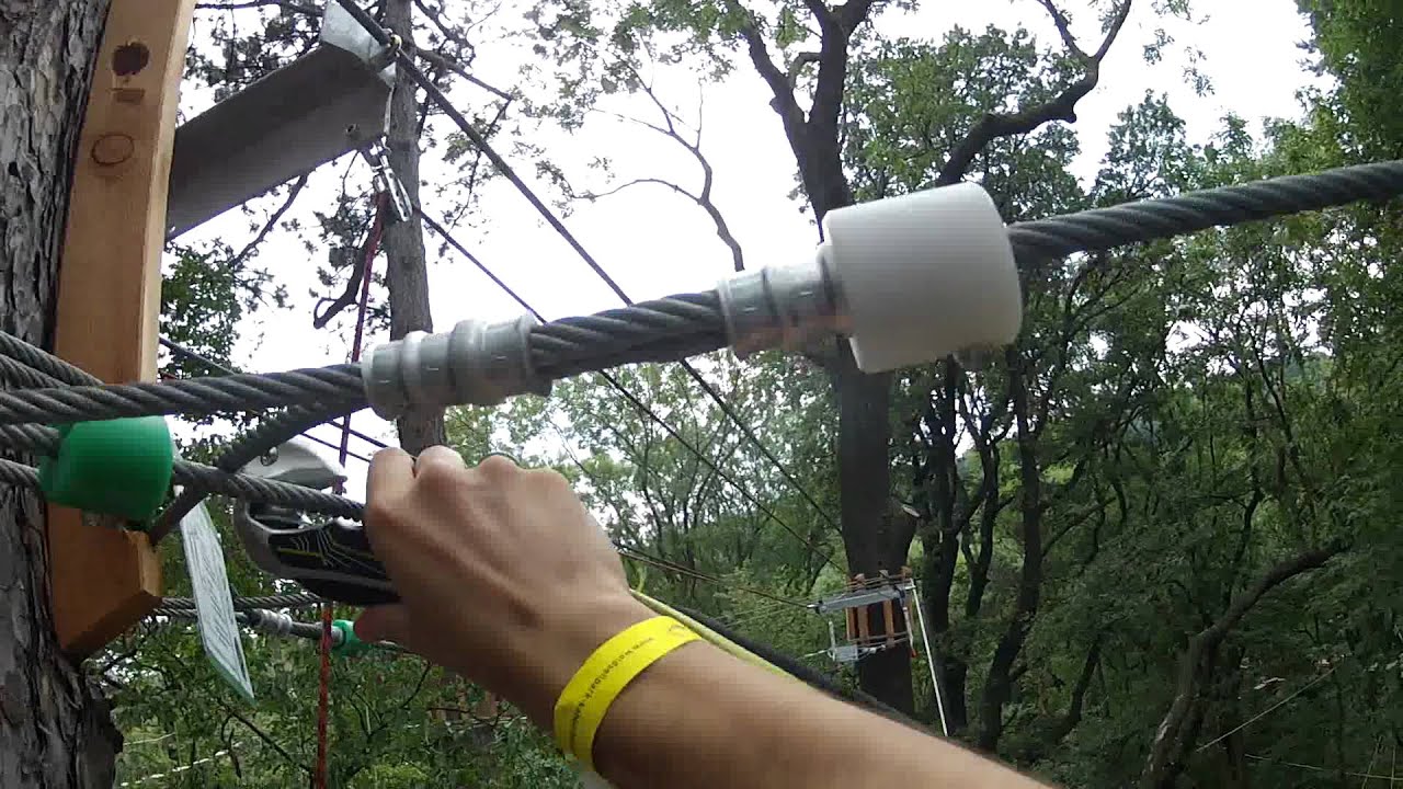 Waldseilpark Kahlenberg Wien 16.08.2012, Kletterpark Erwachsenen Parcours