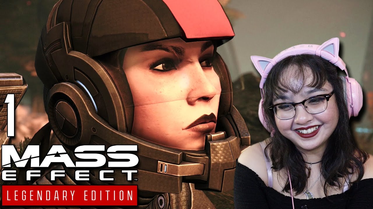 1st Time As Shepard! | Mass Effect Legendary Edition Part 1 | First Playthrough | AGirlAndAGame