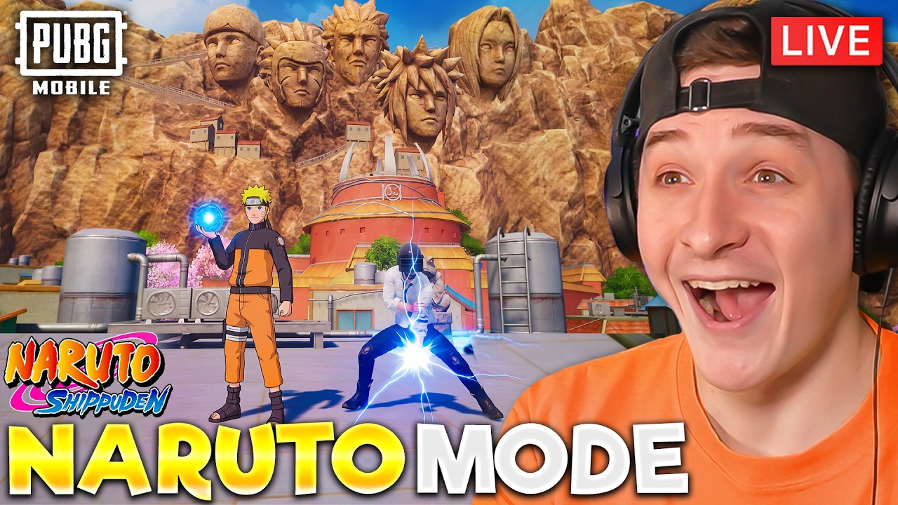 🔴 NEW NARUTO 4.5 UPDATE 🔥 NEW GAME MODE 🔥 PUBG MOBILE LIVE