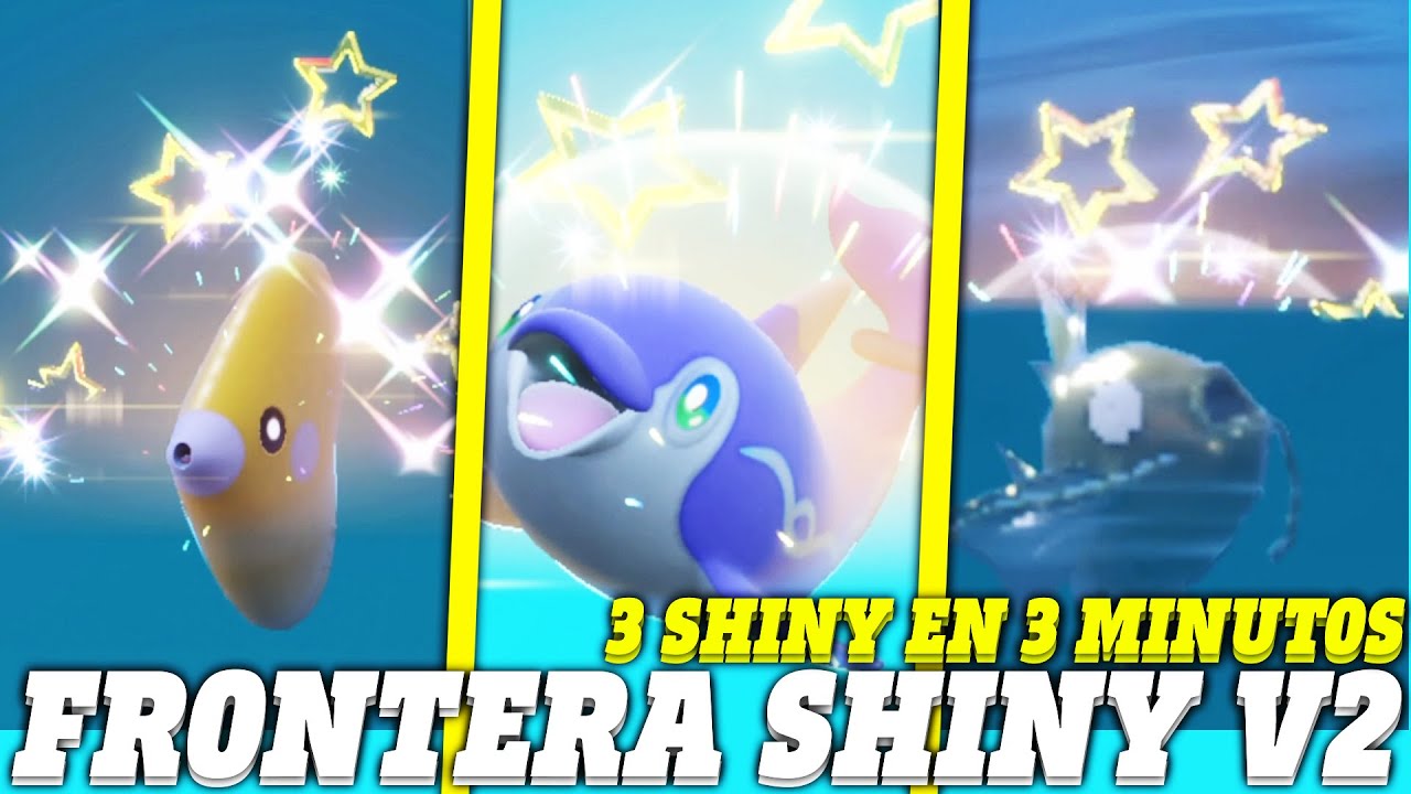 FRONTERA de POKÉMON SHINY INFINITOS v2! FINIZEN y PALAFIN SHINY RÁPIDO! POKÉMON ESCARLATA y PÚRPURA