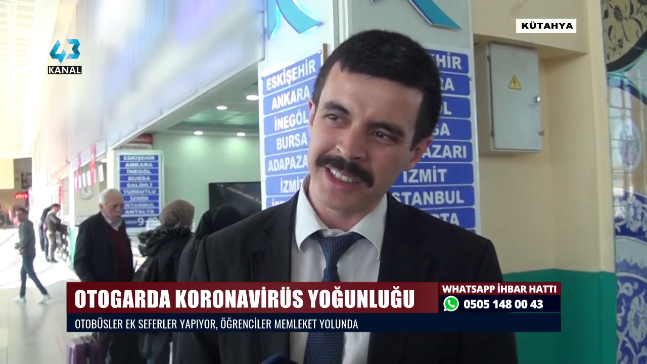 OTOGARDA KORONAVİRÜS YOĞUNLUĞU