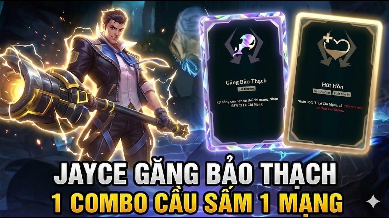 Lõi Kim Cương Gánh Trình, Jayce Găng Bảo Thạch Dame Siêu To Khổng Lồ | Aram Hỗn Loạn