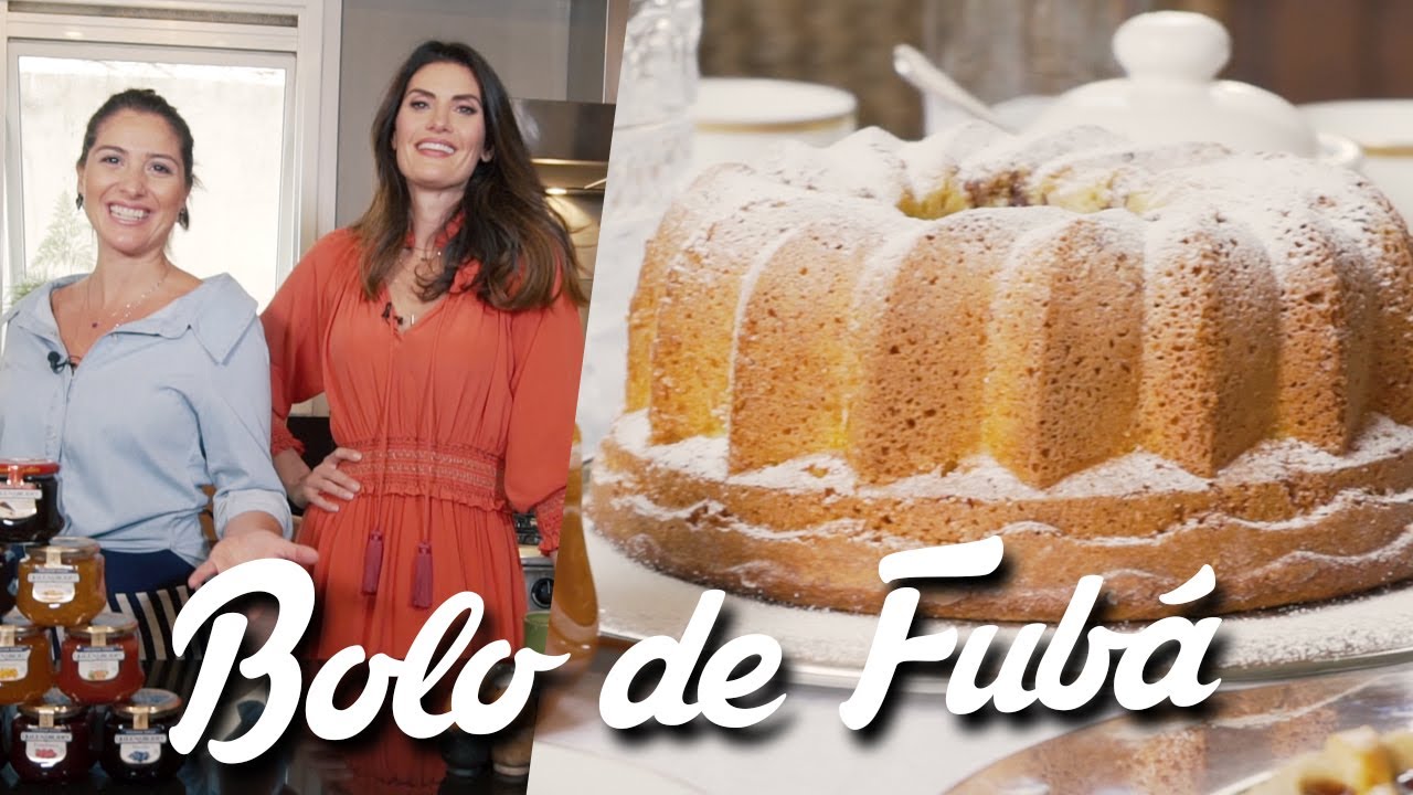 Receita Bolo de Fubá - Isabella e Carol Fiorentino