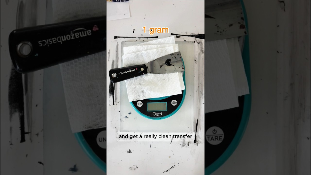 Here's a tip to help get a clear IMAGE TRANSFER with your GEL PLATE #shorts #gelplate #arttips