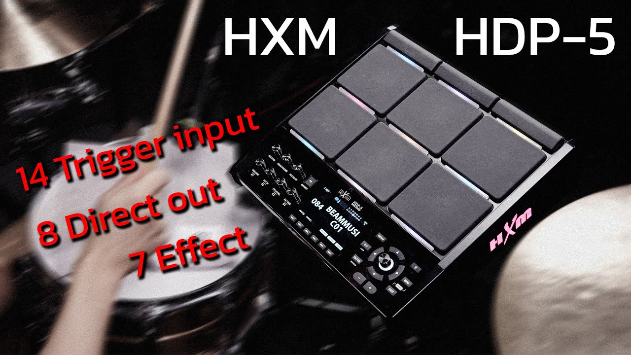 [รีวิว] : แพดกลองไฟฟ้า HXM HDP-5 | ต่อเป็นกลองไฟฟ้าชุดใหญ่ได้ด้วย!!