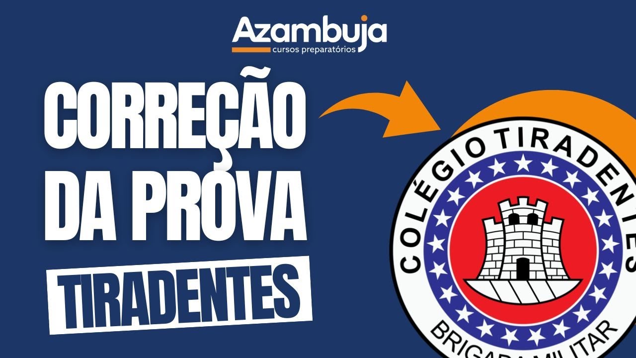 Corre&ccedil;&atilde;o Prova do Col&eacute;gio Tiradentes da Brigada Militar 2025