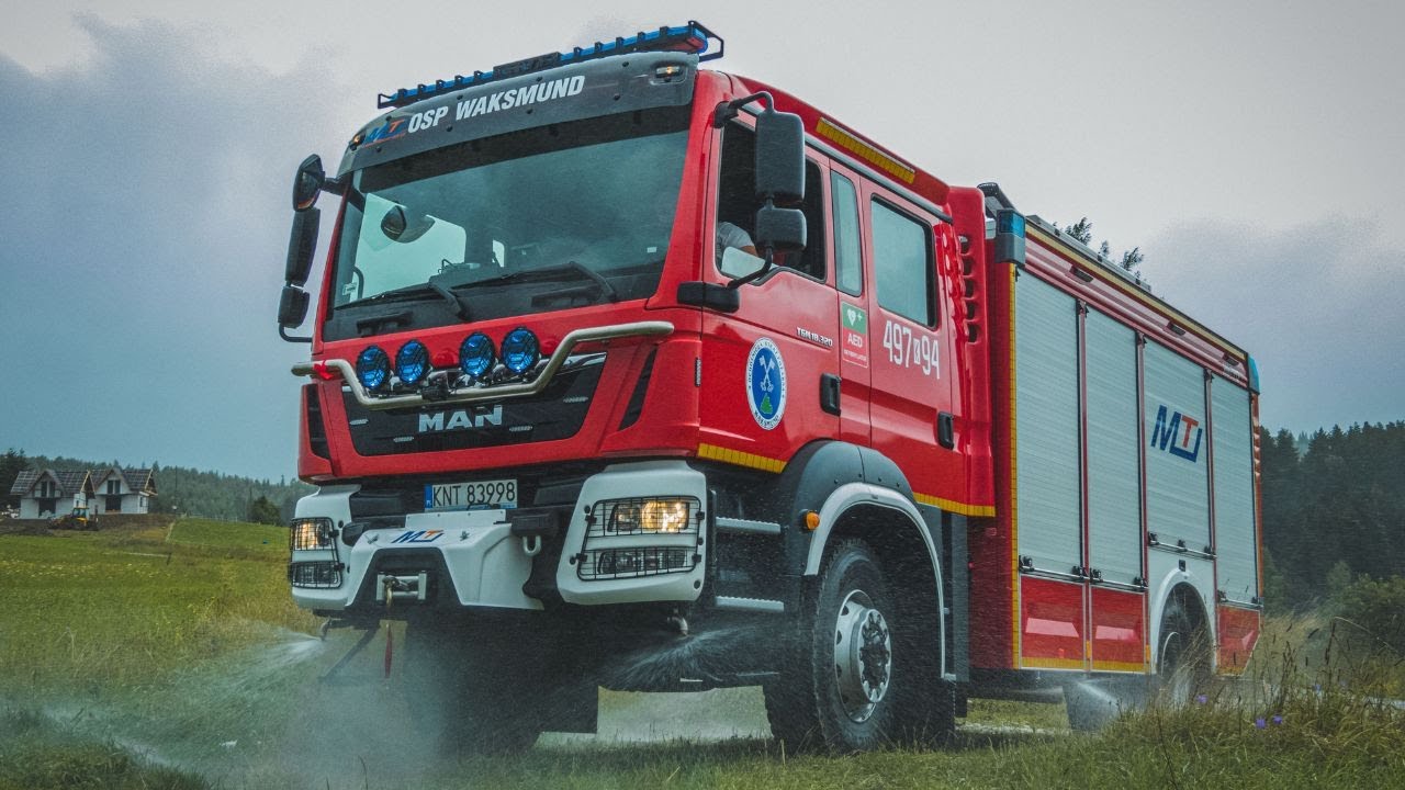 NOWY, CIĘZKI MAN PROSTO Z GÓR! - OSP WAKSMUND - 437[K]94 MAN TGM 18.320 GCBA / MOTO TRUCK