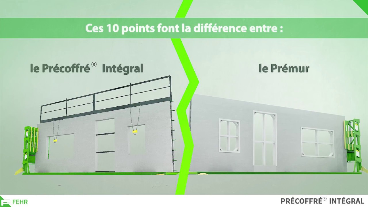 FEHR - Le mur en béton préfabriqué 100% sécurité