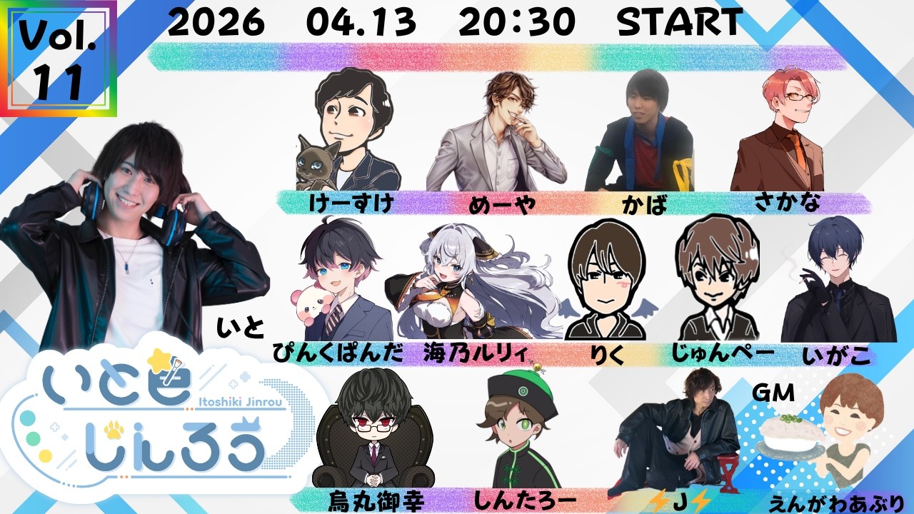 いと色人狼 4/13【めーや視点】