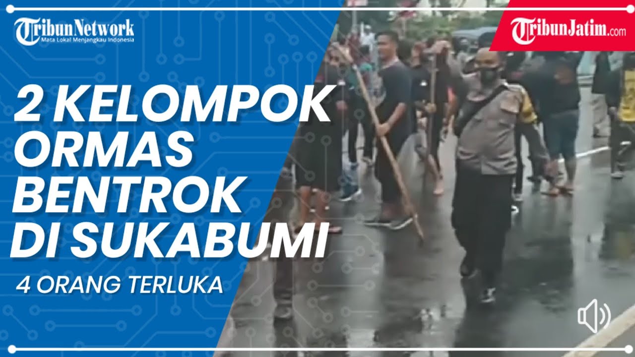 Dua Kelompok Ormas Bentrok di Sukabumi, 4 Orang Mengalami Luka