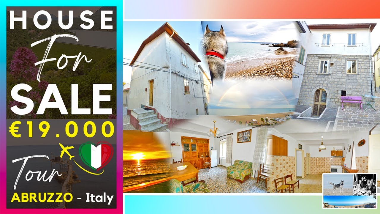🇮🇹 Stone House for Sale in Abruzzo, Italy | Move-In Ready 2-Bedroom Home for Only &euro;19,000