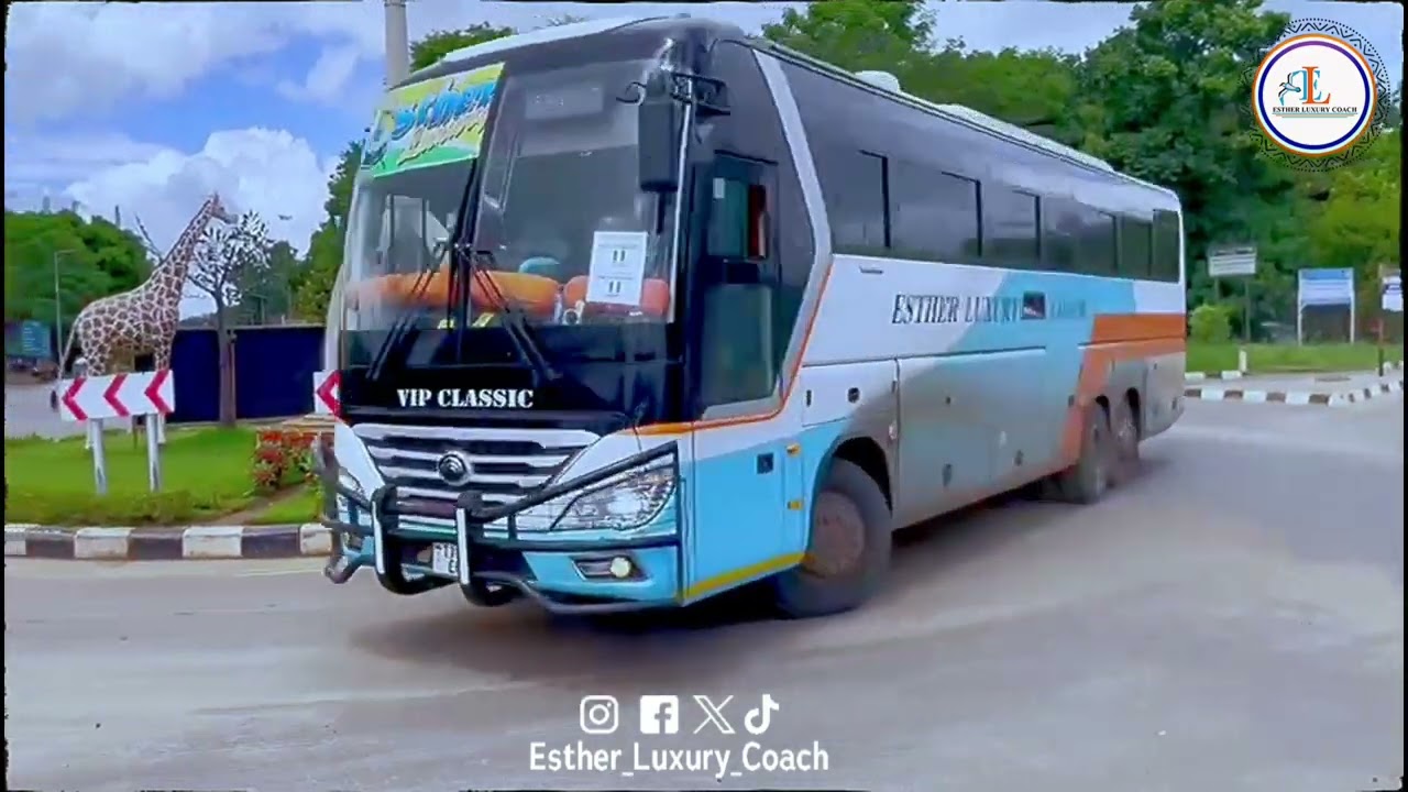 Esther Luxury Coach The Real Choice 🩵🧡🤍 B A B A T I imeitikaaaa Dar to Babati via Arusha