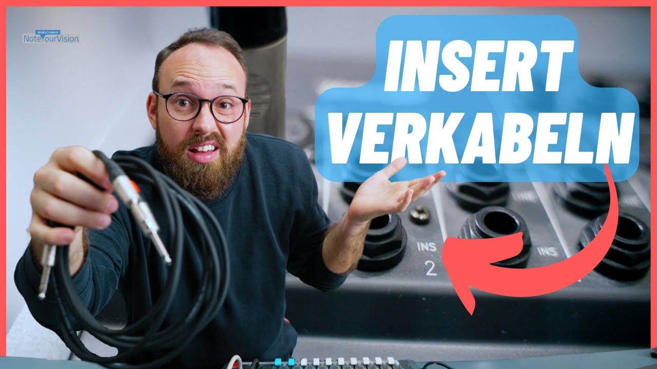 MISCHPULT INSERT richtig verkabeln | Compressor, Gate und Equalizer an Mischpult anschlie&szlig;en