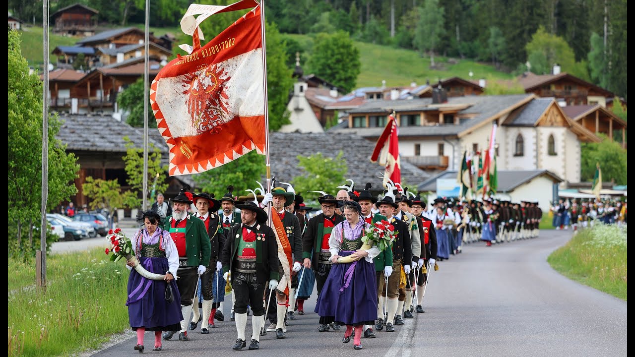 2025 - Einmarsch 16. Burggräfler Bezirksschützenfest in Kuppelwies