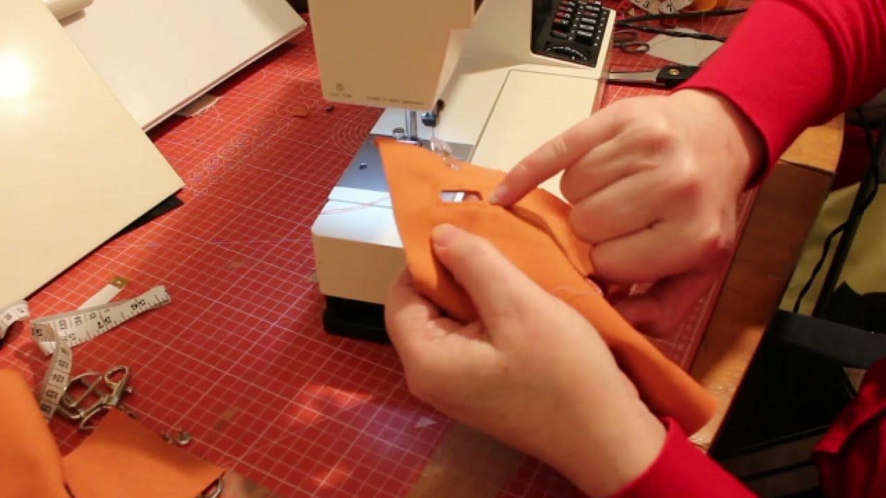 Sewing Tutorial - Hidden Strap Connectors for woven fabric.