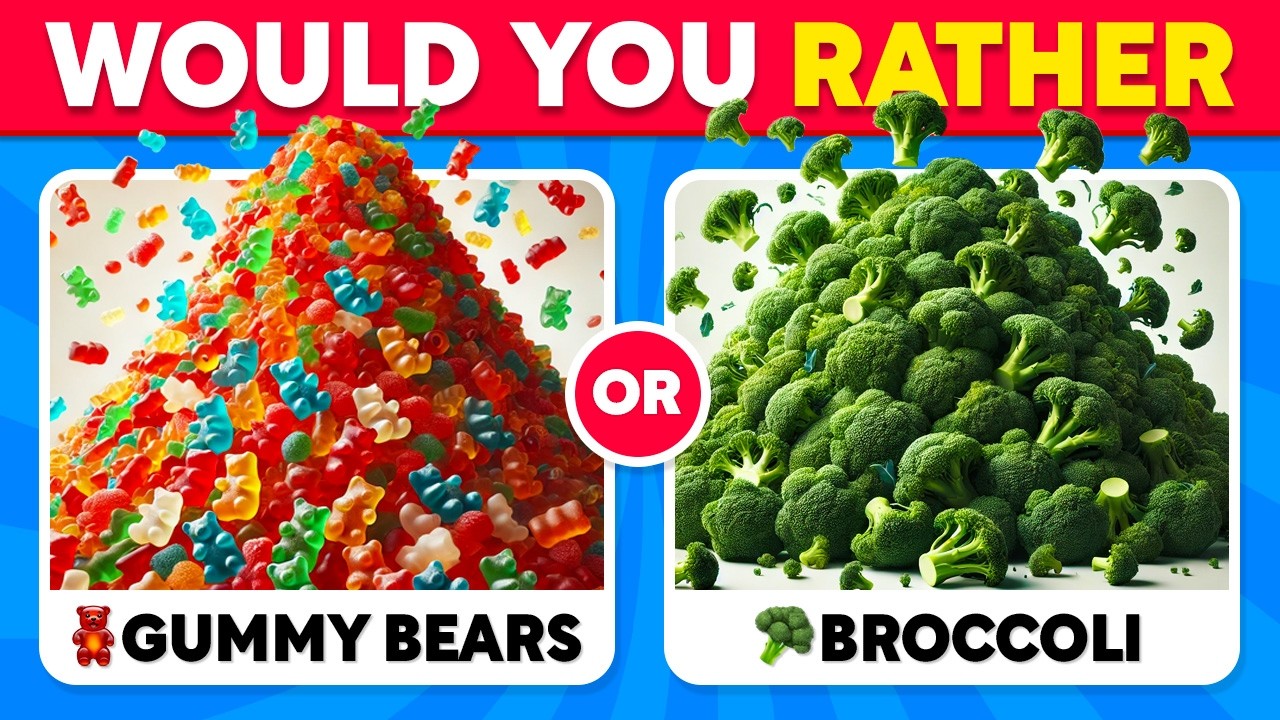 Would You Rather...? Sweet vs Healthy Food 🧁👊🏻🥦
