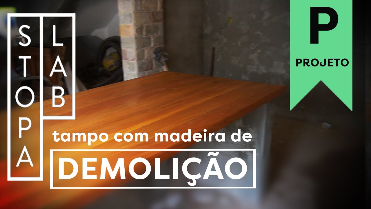 MADEIRA DE DEMOLIÇÃO IMPRESSIONANTE TRANSFORMAÇÃO - STOPA LAB MARCENARIA #126