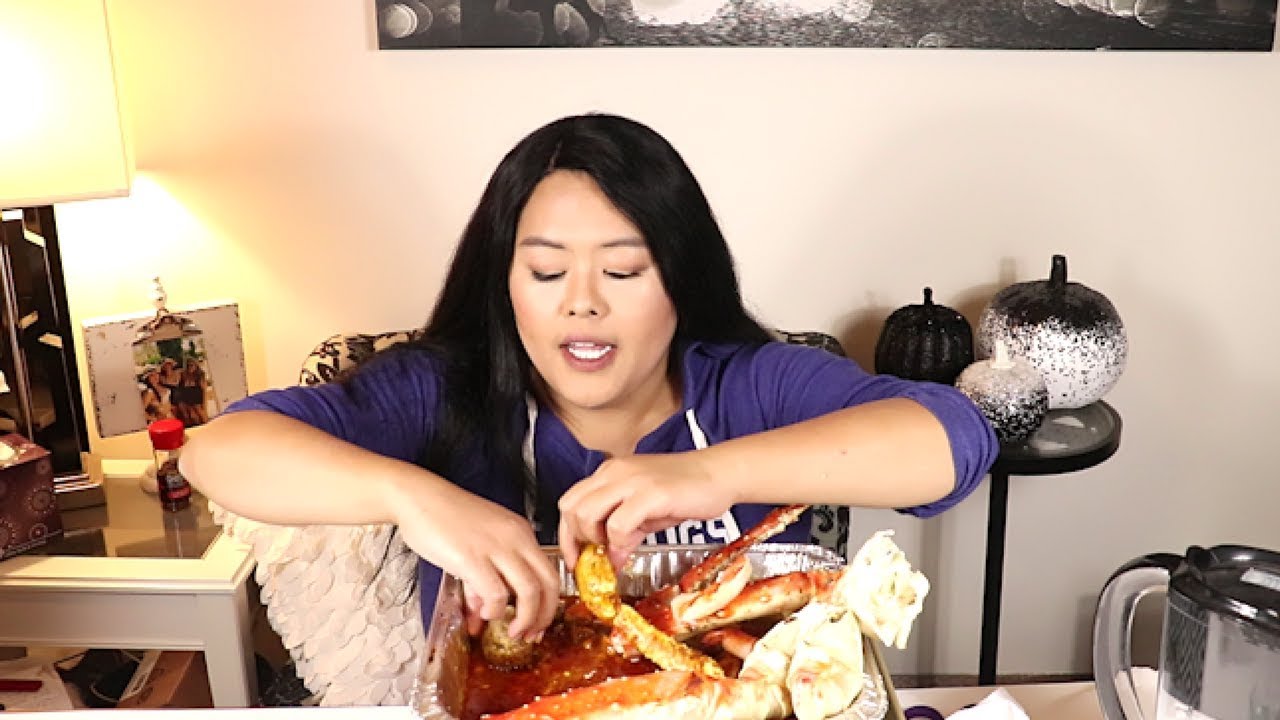 Wings N Things King Crab Legs Seafood Mukbang!