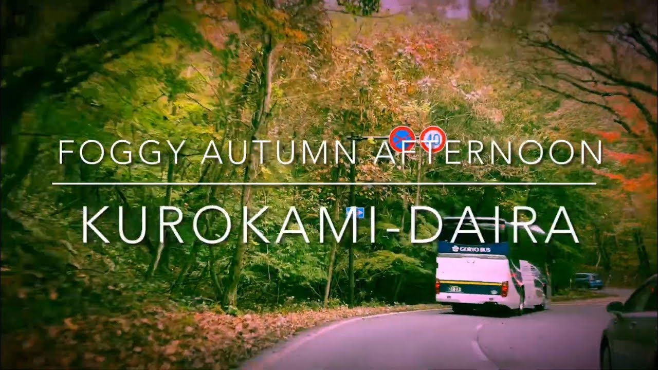 POV Along the Kurokami-Daira Scenic Route in Nikko, Japan