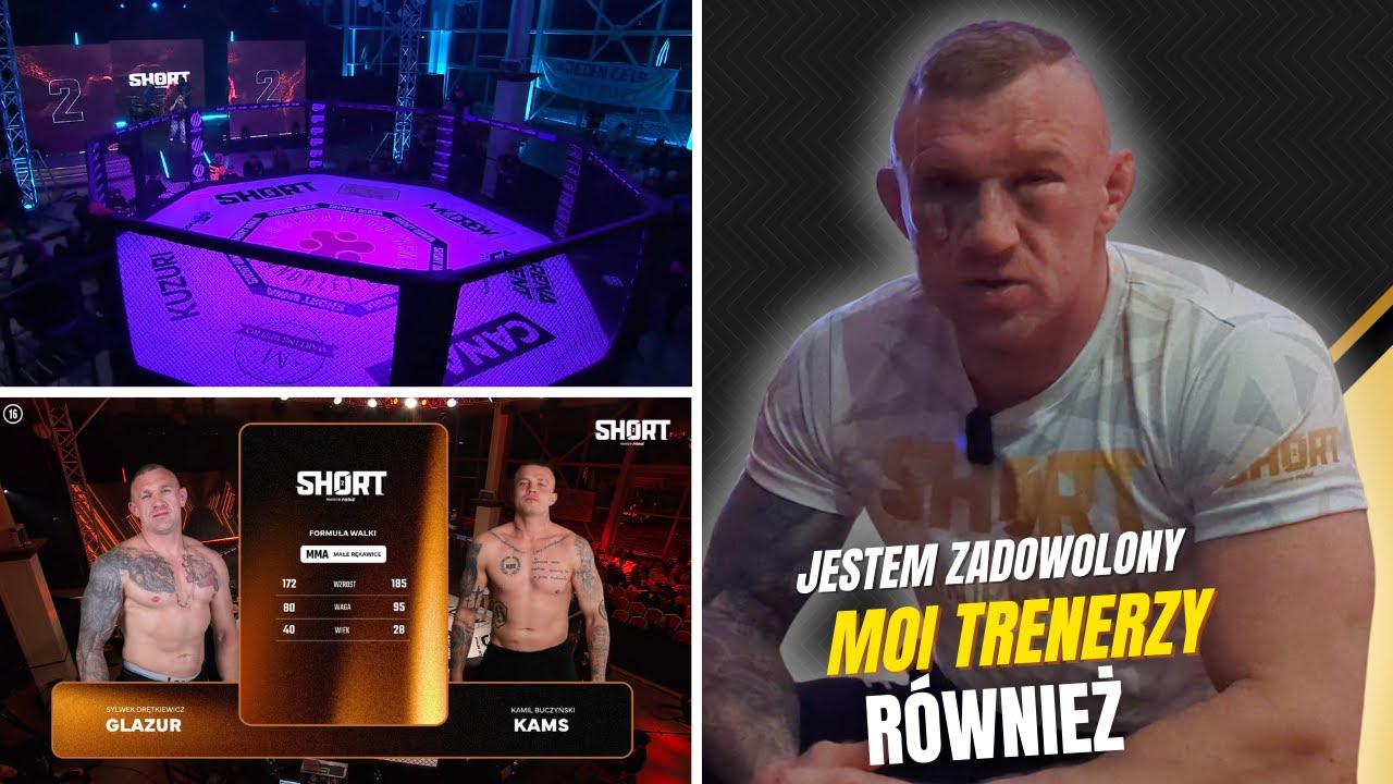 SHORT PRIME MMA2 - GLAZURNIK ŚWIEŻO PO SWOIM DEBIUCIE I PRZEGRANEJ WALKI