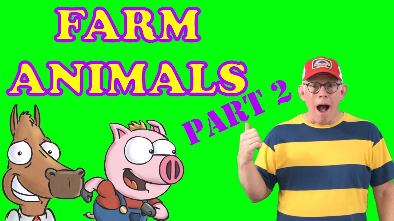 Learn Farm Animal Names & Sounds For Kids