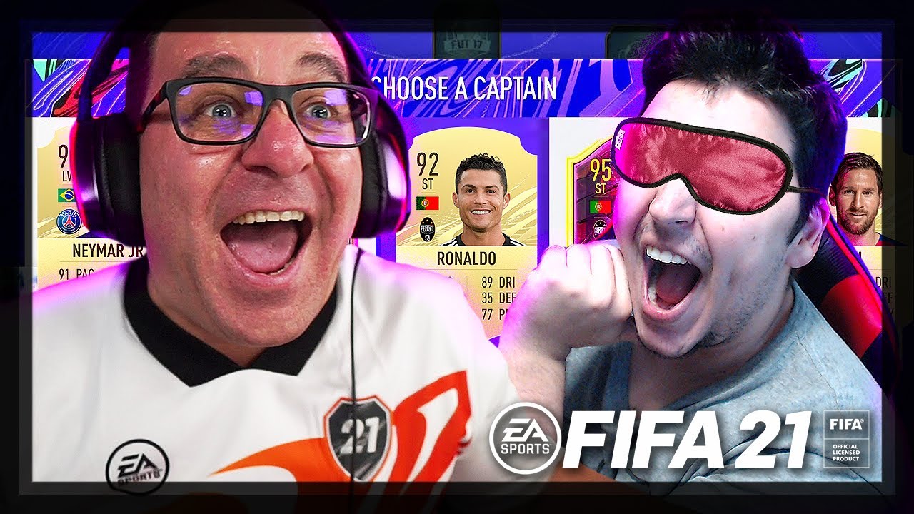 FUT DRAFT ÀS CEGAS COM RICFAZERES!!! | FIFA 21