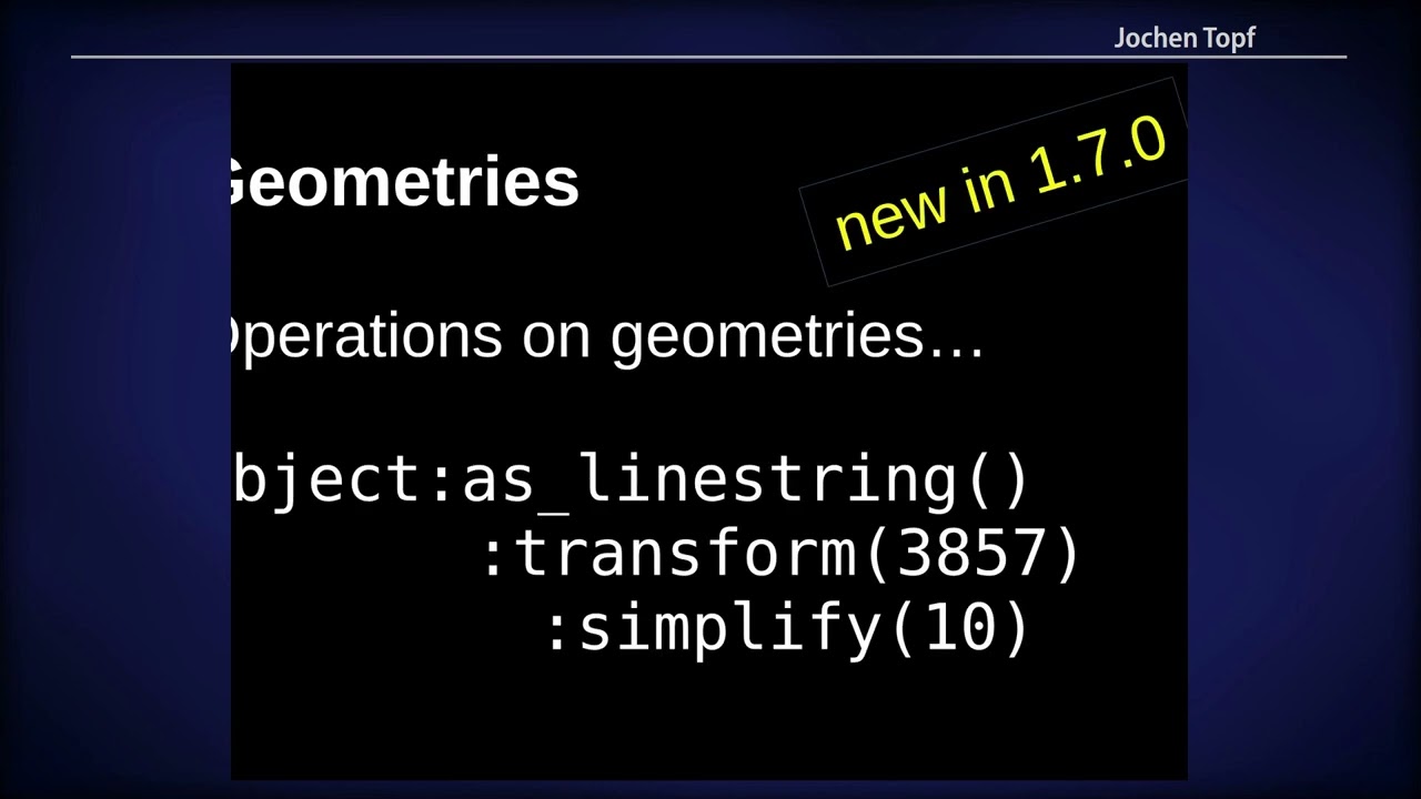 FOSS4G 2022 | Creating vector tiles with osm2pgsql