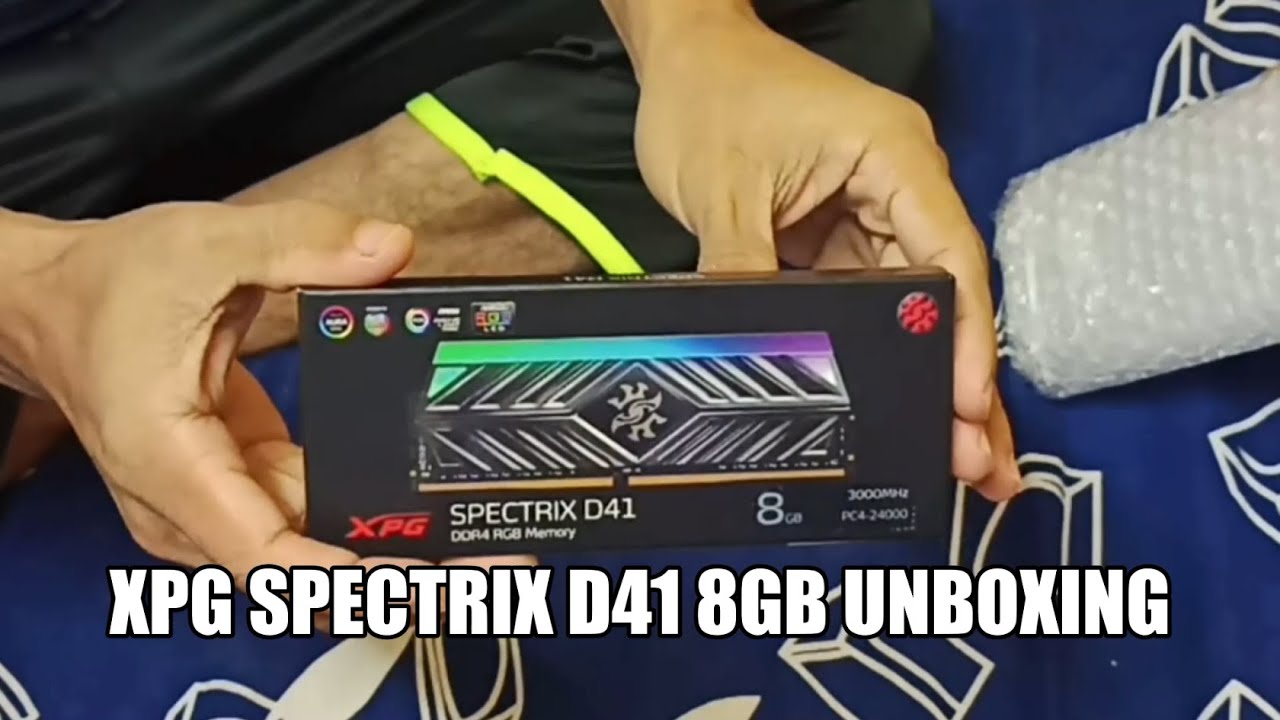 XPG SPECTRIX D41 8GB 3000mHz Unboxing