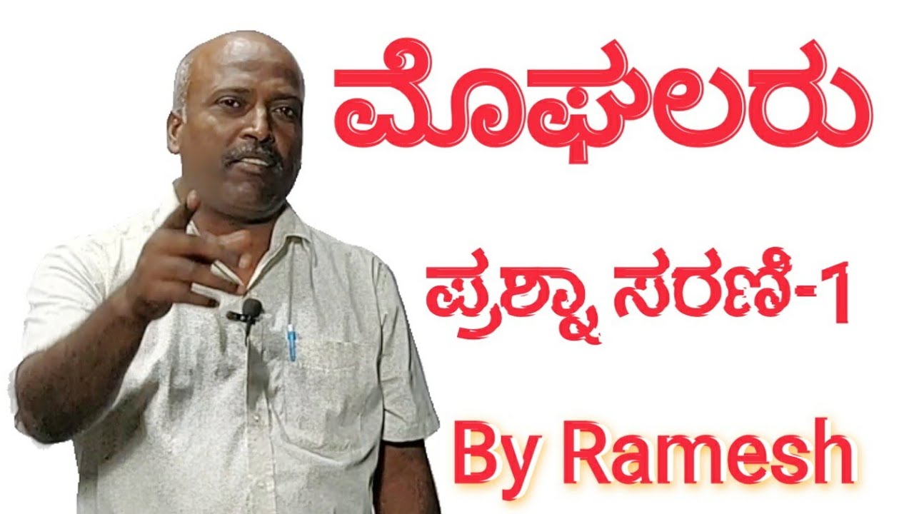Indian History | Medieval Indian History | Objective Questions | Mughals | Part 1 | Ramesh G