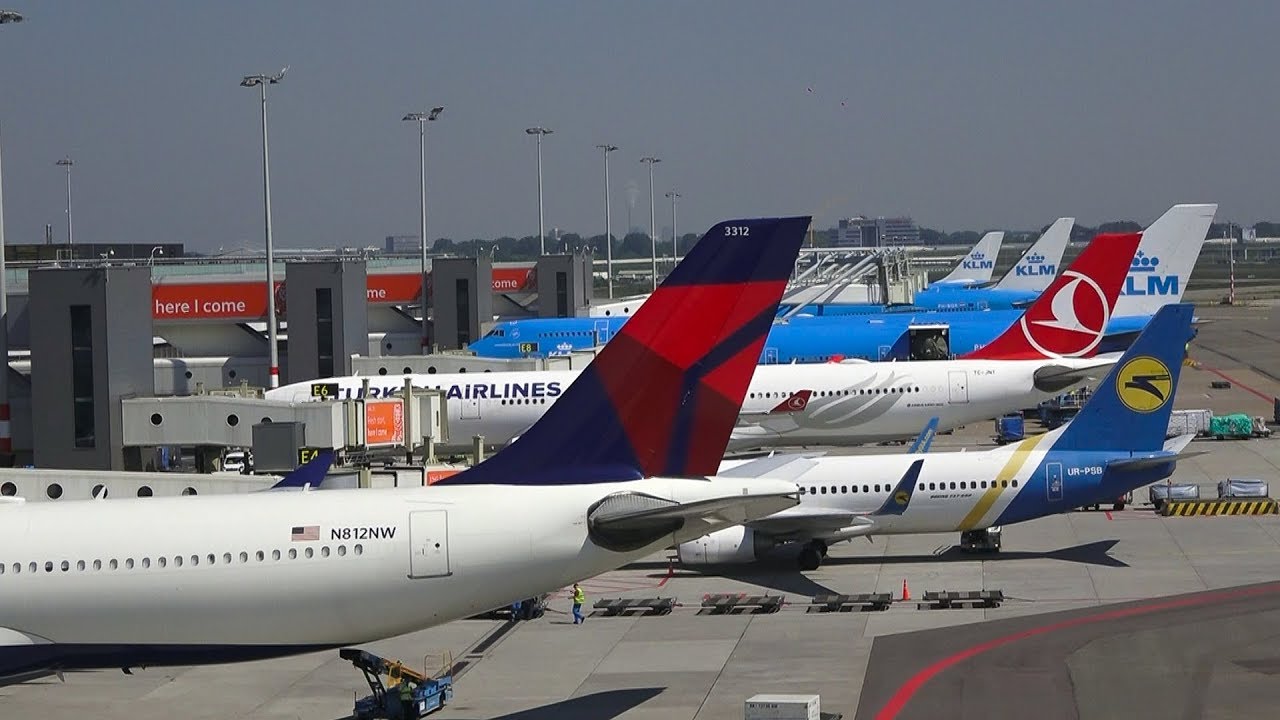Amsterdam Airport Schiphol Panorama Terrace